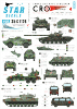 Star Decals 35-C1126 HVO (Croat). M-84, BRDM-2 2S1 Gvosdika, M-60P, M53/70 Praga, VW T3 1/35